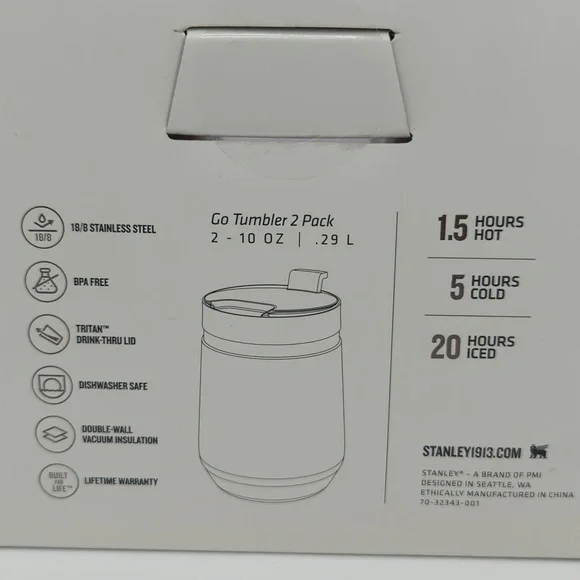 Stanley NWT Pink 2 Pack Everyday Go Tumbler 2 x 10 oz - Picture 4 of 9